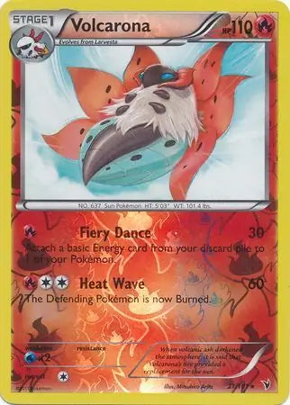Noble Victories Volcarona #21/101 reverse holo